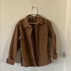 corduroy button down shirt for boys